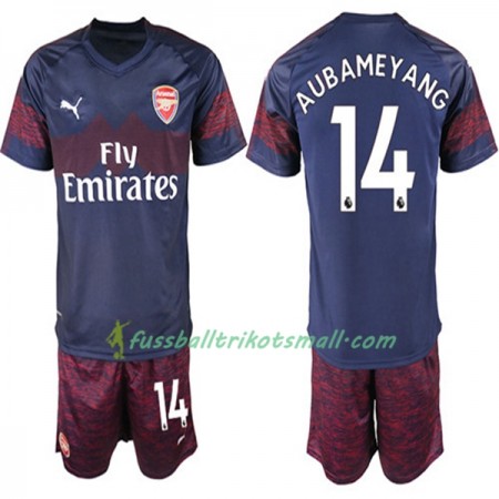 Fußballtrikots Arsenal Pierre-Emerick Aubameyang 14 Kinder 2018-2019 Kurzarm Auswärts-trikot kaufen